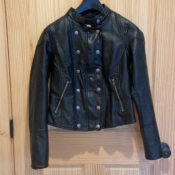 We The Free Vegan Leather Jacket - Picture 1 of 14